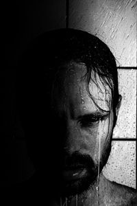 Close-up portrait of a woman