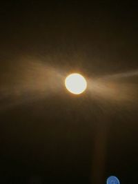 Scenic view of moon against sky