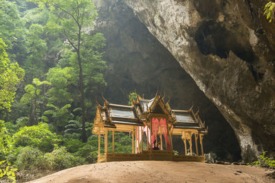 Exterior of temple building