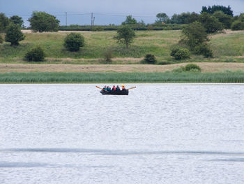Scenic view of river