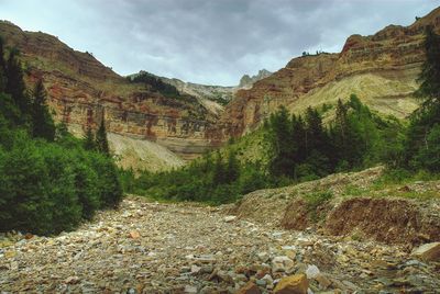 Bletterbach-canyon, grand canyon of south tyrol