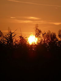 Scenic view of sunset sky