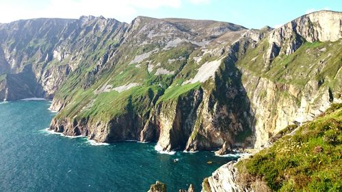 Scenic view of mountains