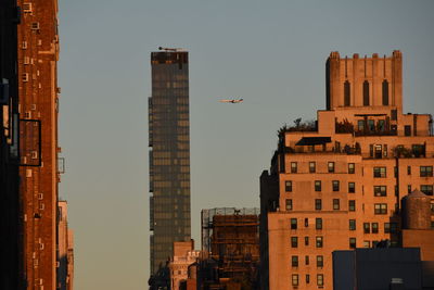 Low angle view of skyscrapers