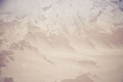 Full frame shot of snow covered land