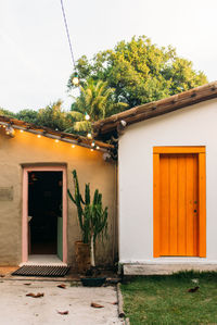 Houses in quadrado square, trancoso, bahoa - brazil