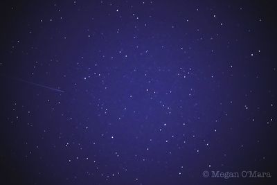 Low angle view of star field at night