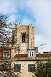 Low angle view of building against sky