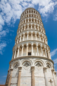 Low angle view of historical building against sky