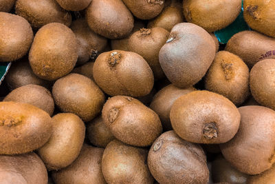 Full frame shot of eggs in market