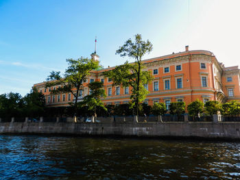 View of building by river