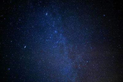 Star field against sky at night