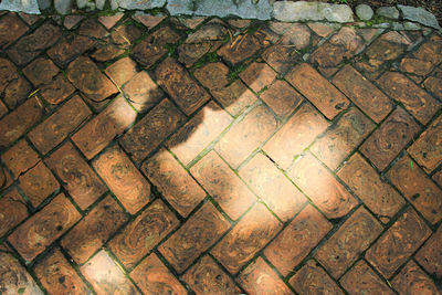 Full frame shot of cobblestone