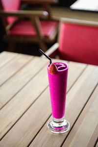 Close-up of drink on table