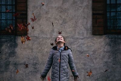 Full length of man standing on ground