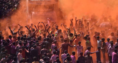 Festival of colors of indian traditions.