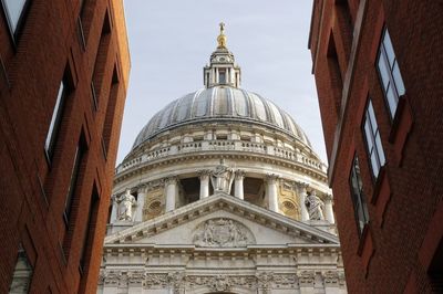 View of historic building against sky