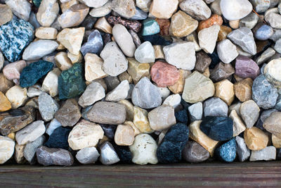 Full frame shot of stones