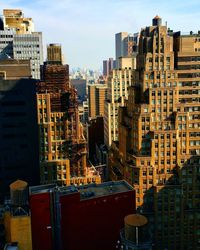 View of modern buildings in city