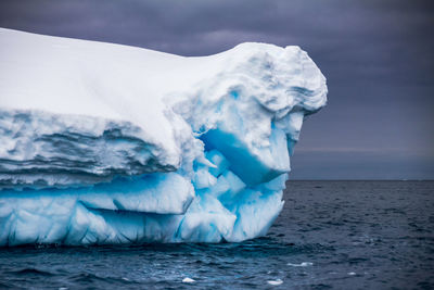 Icebergs in antarctica continent