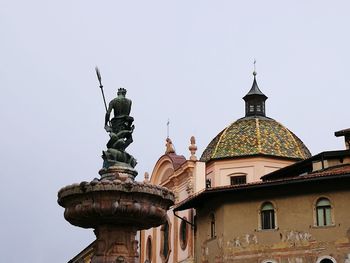 Low angle view of statue