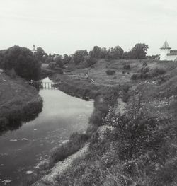 Scenic view of river