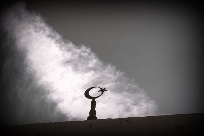 Low angle view of cloudy sky