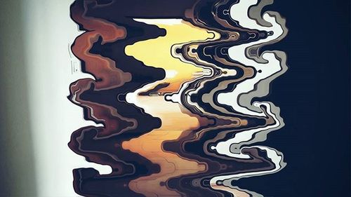 Close-up of painting on wall