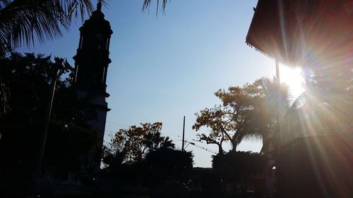 Low angle view of building against sky