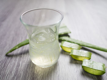 Close-up of drink on table