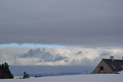 Scenic view of cloudy sky