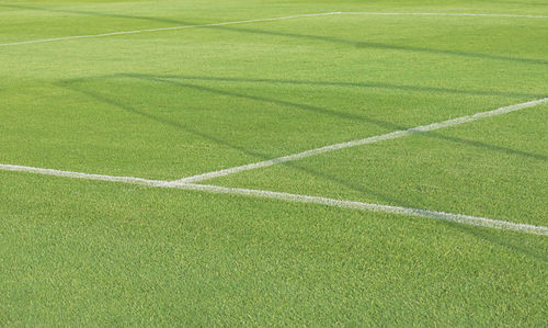 Full frame shot of soccer field