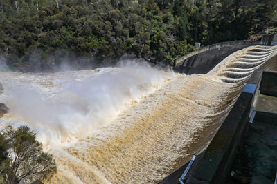Scenic view of a dam