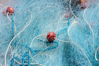 Fish nets in palermo harbour