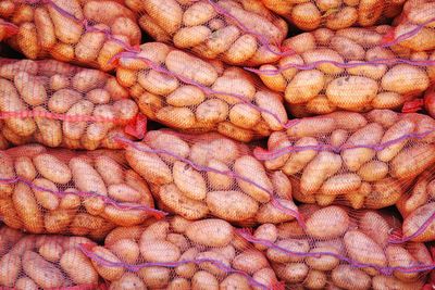 Potatoes for sale at market