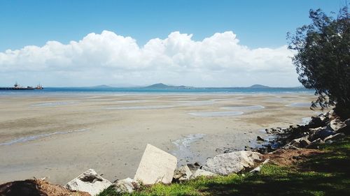 Panoramic view of sea against sky