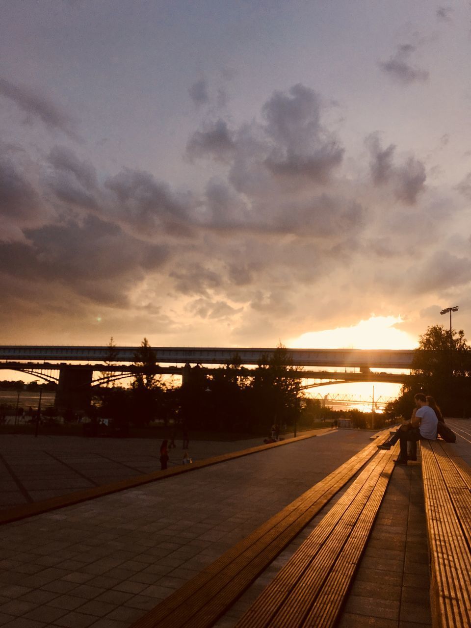 SCENIC VIEW OF SUNSET AGAINST SKY