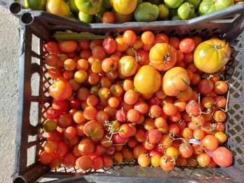 Fruits for sale at market stall