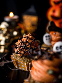 Close-up of chocolate cake