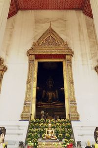 Low angle view of temple