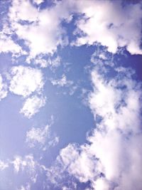 Low angle view of cloudy sky