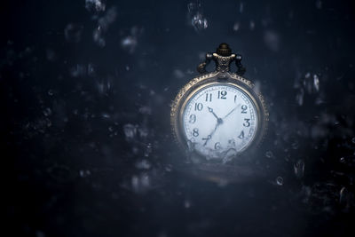 Close-up of pocket watch