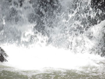 Full frame shot of waterfall