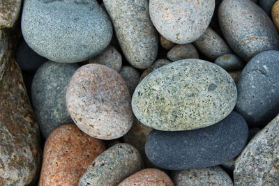 Full frame of stones