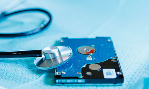 Close-up of circuit board