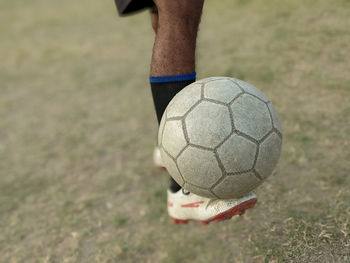 Football practice in kolkata ground.