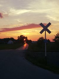 Scenic view of sky at sunset