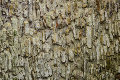 Full frame shot of stone wall