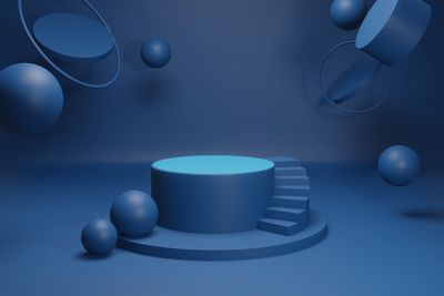 High angle view of balloons on table