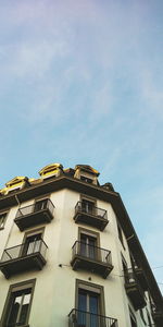 Low angle view of building against sky